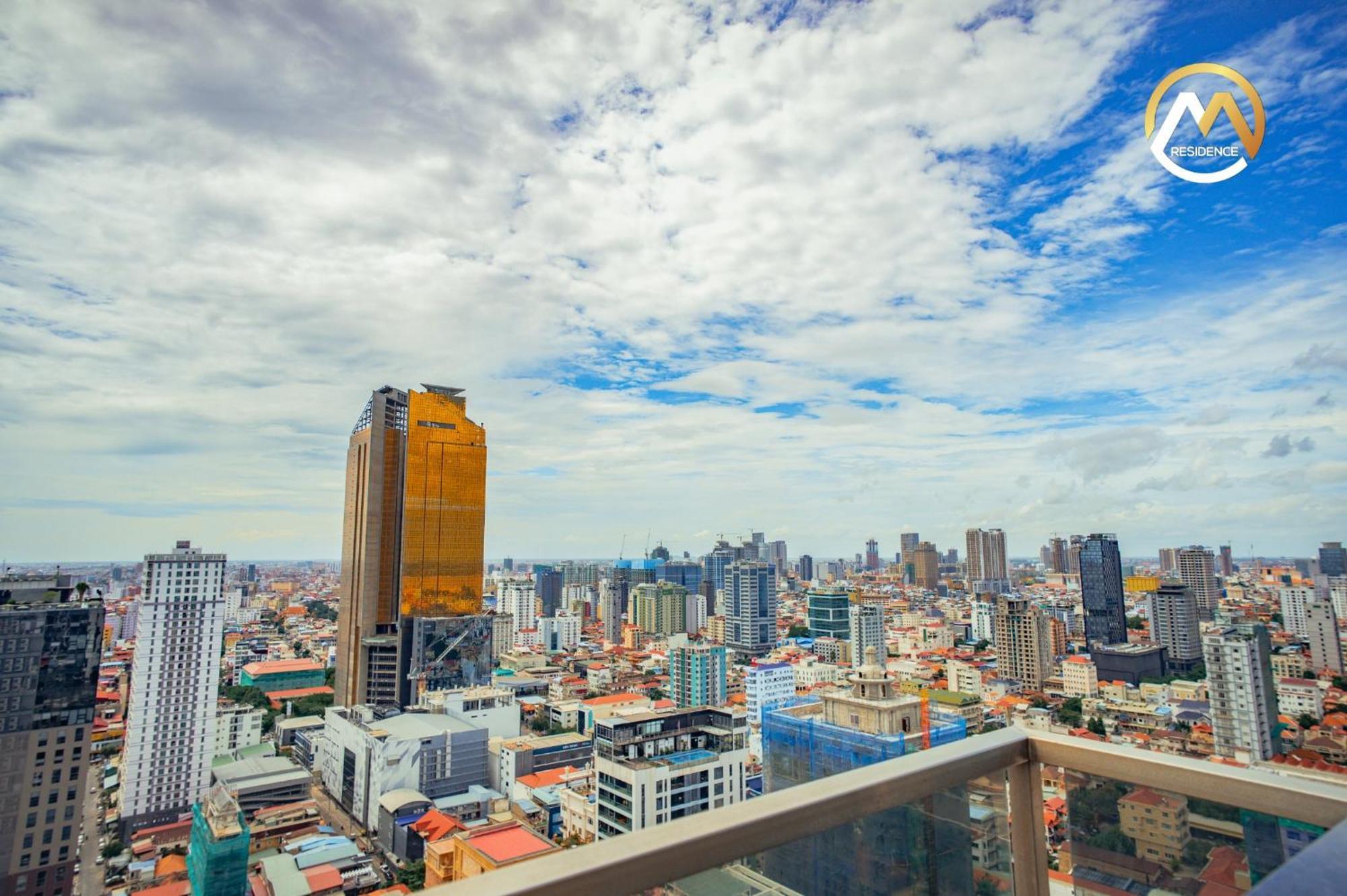 Infinity Pool Hotel Phnom Penh Down To 24 Usd In M Residence ภายนอก รูปภาพ